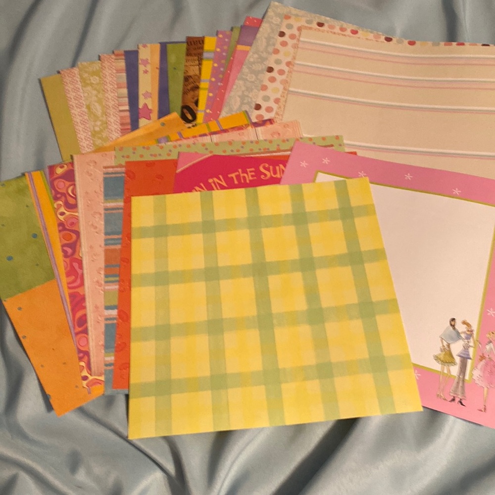 30 12x12 scrapbook paper